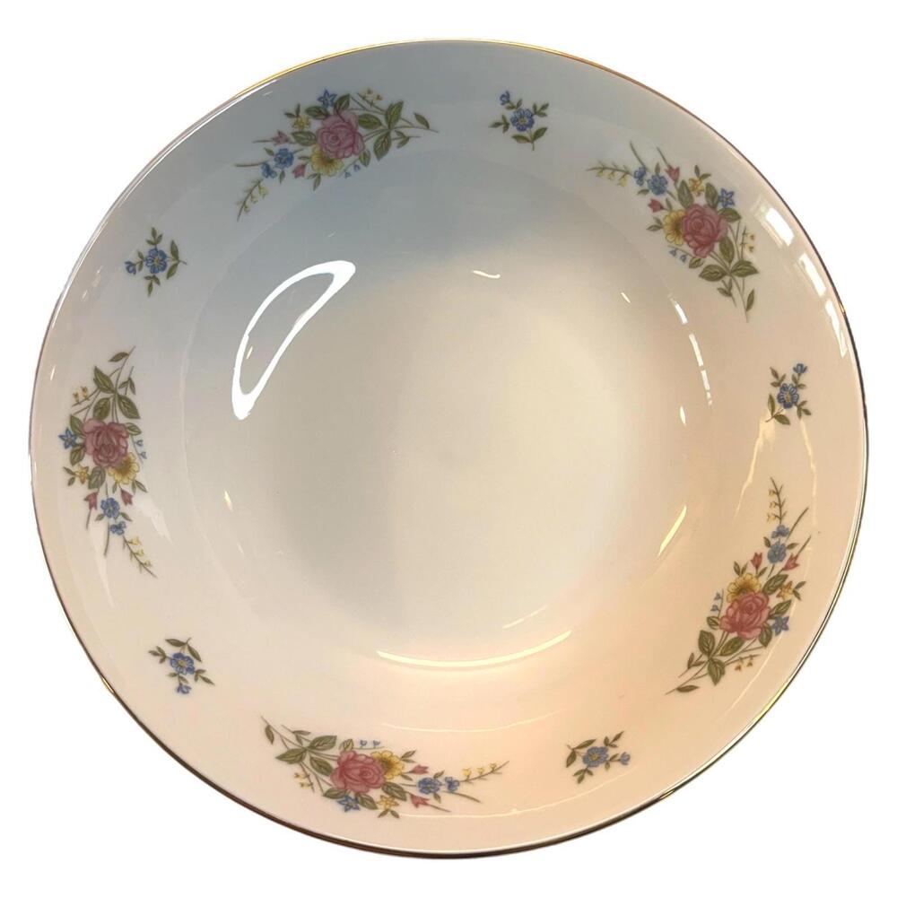 Vintage Bristol Candlelight 9” Round Vegetable Bowl – Fine China - Ceramic